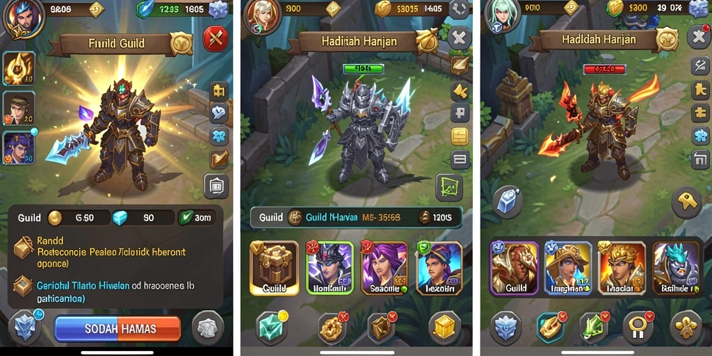 Screenshot 1: Tampilkan karakter utama dalam aksi.