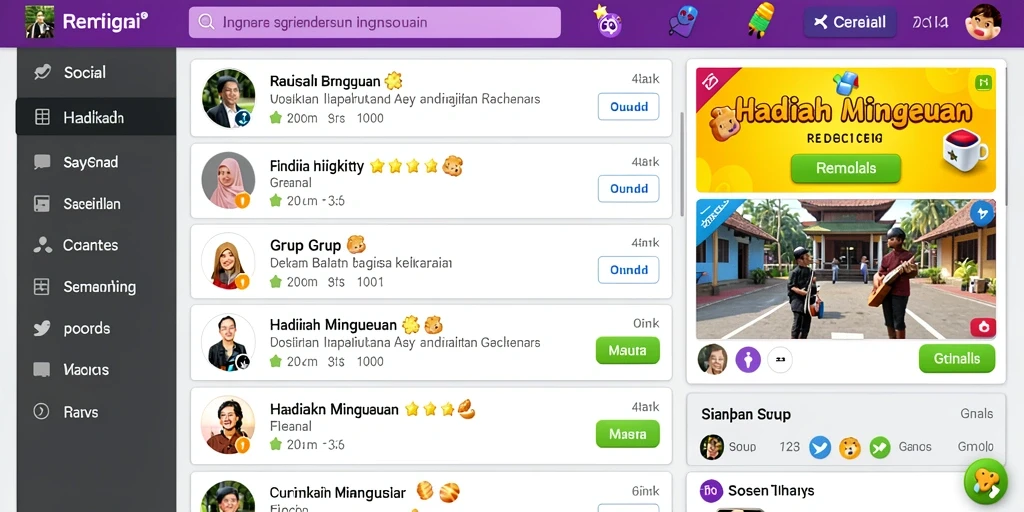 Tampilan awal aplikasi yang menarik dan mudah diakses.