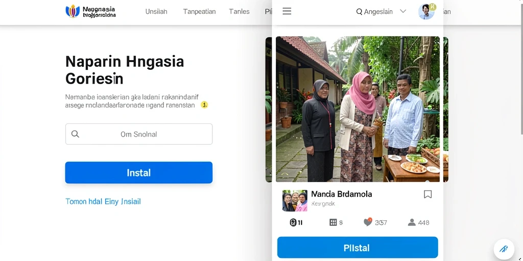Tampilan antarmuka yang intuitif dan mudah digunakan.
