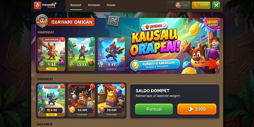 Tampilan utama GGG888 yang menawan.