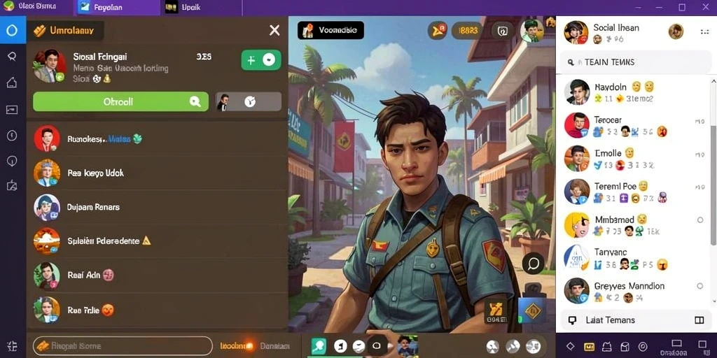 Tampilan awal permainan yang menarik.