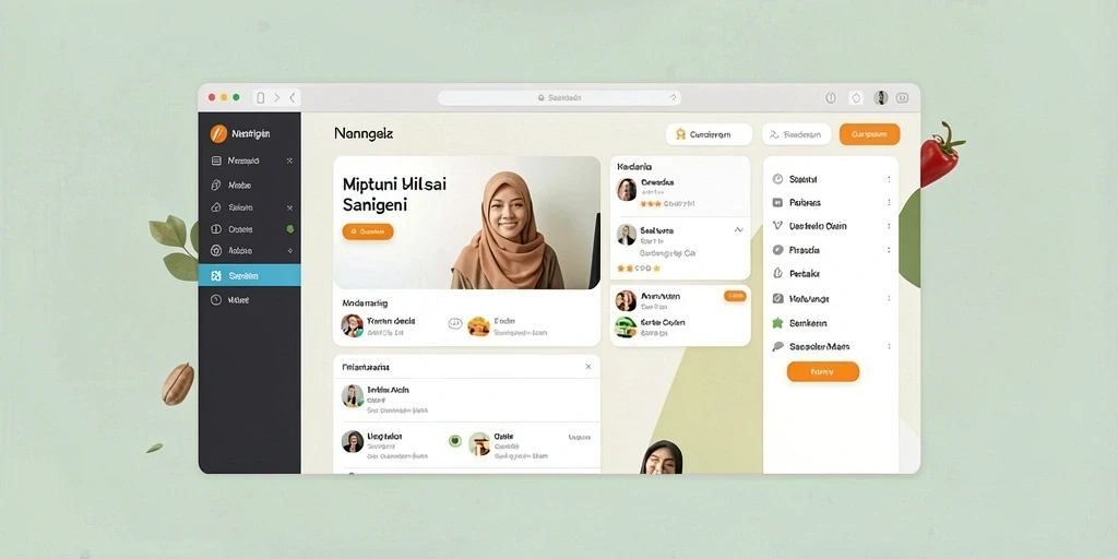 Tampilan permainan yang menarik dan berwarna.