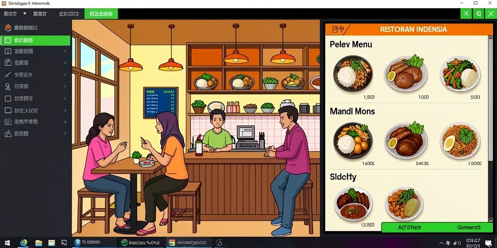Tampilan antarmuka yang sederhana dan intuitif.