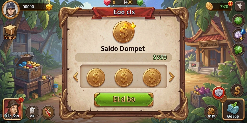 Screenshot arena pertarungan yang menakjubkan.