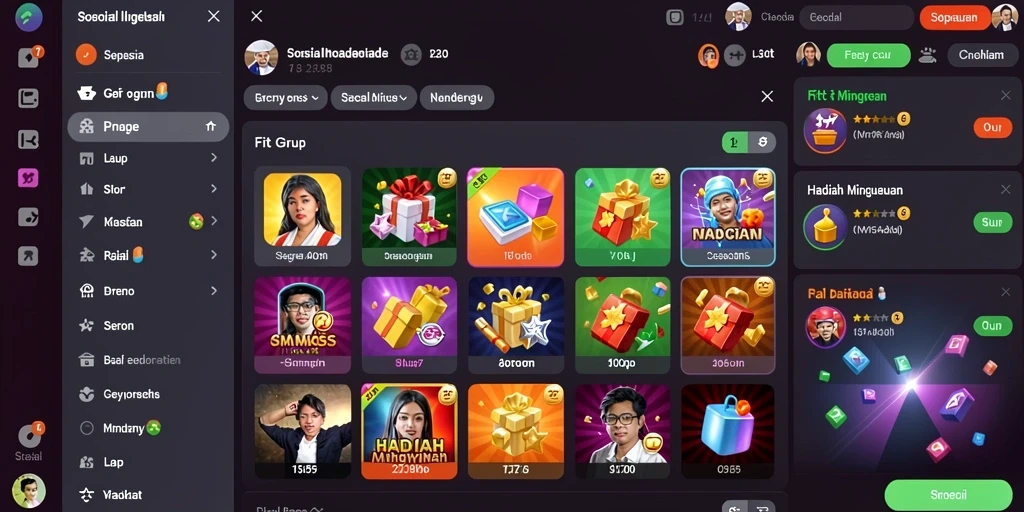 Tampilan antarmuka yang intuitif dan user-friendly.