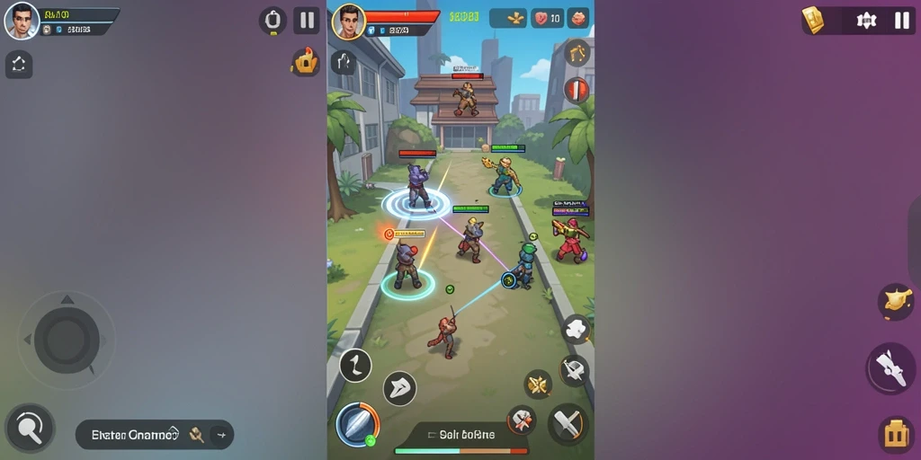 Screenshot menampilkan tampilan level pertama yang menawan.