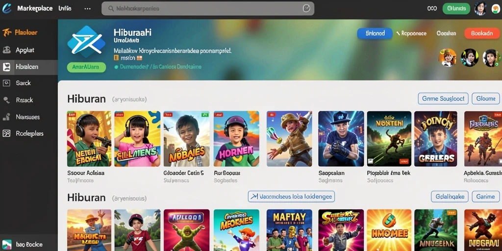 Tampilan antarmuka yang menarik dan user-friendly.