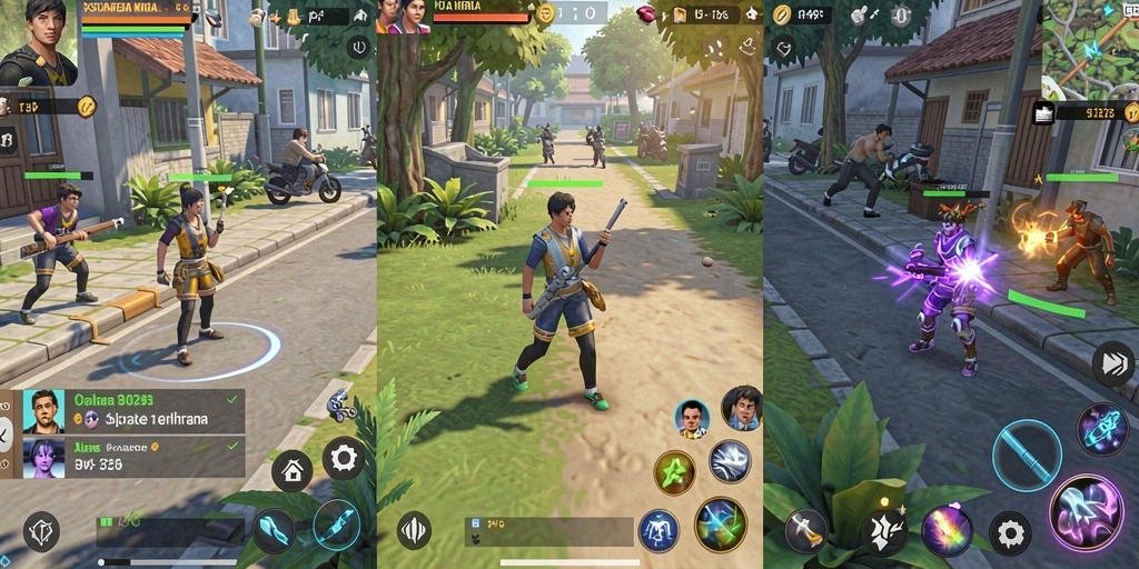 Tampilan grafis yang memukau dalam gameplay.