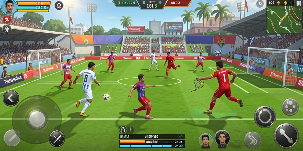 Tampilan permainan slot dengan efek grafis menawan.